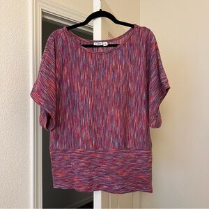 Cato Multi-Color Banded Top